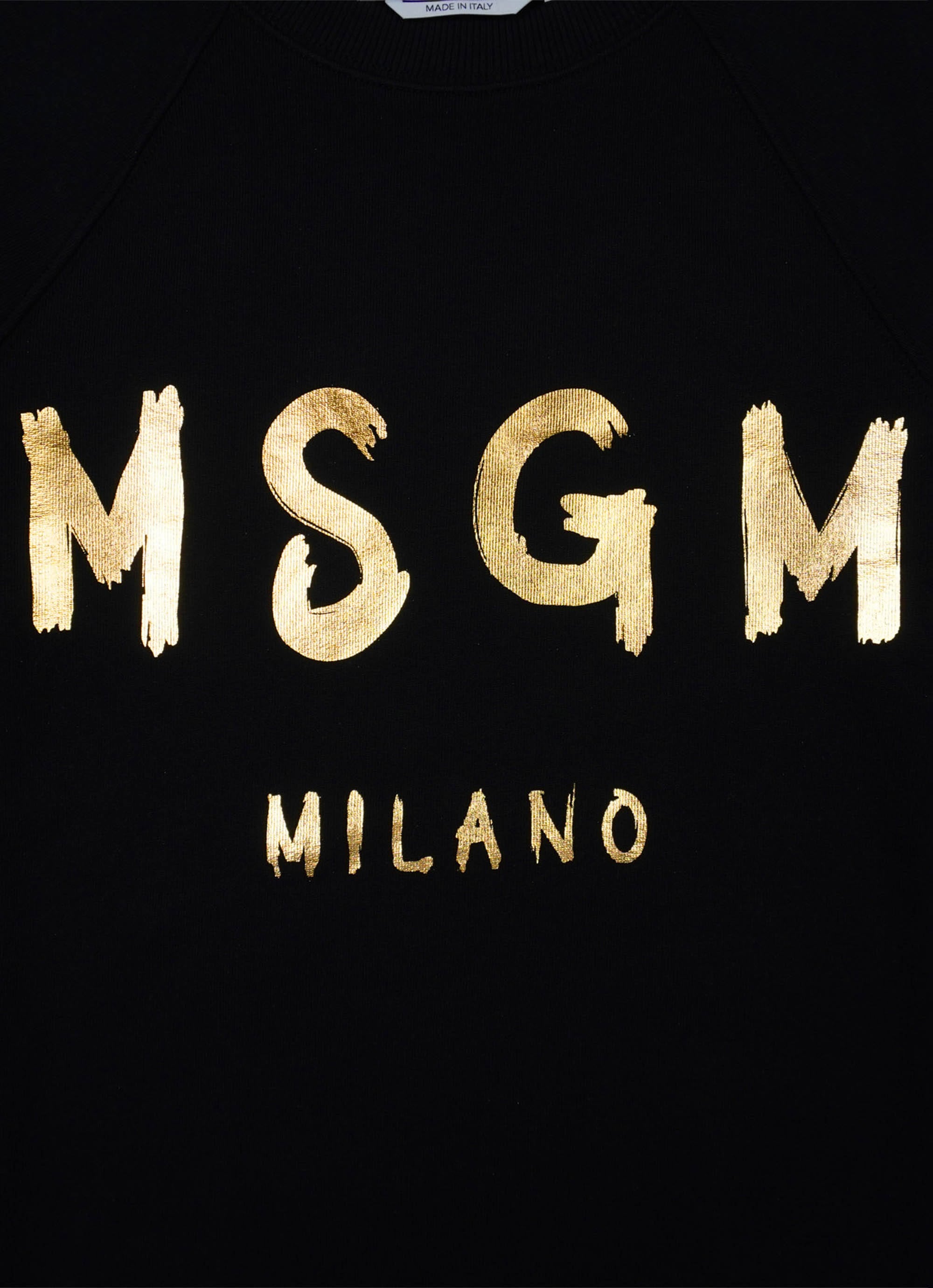 New Color】MSGM ブラッシュロゴ ロングスリーブTシャツ【Japan