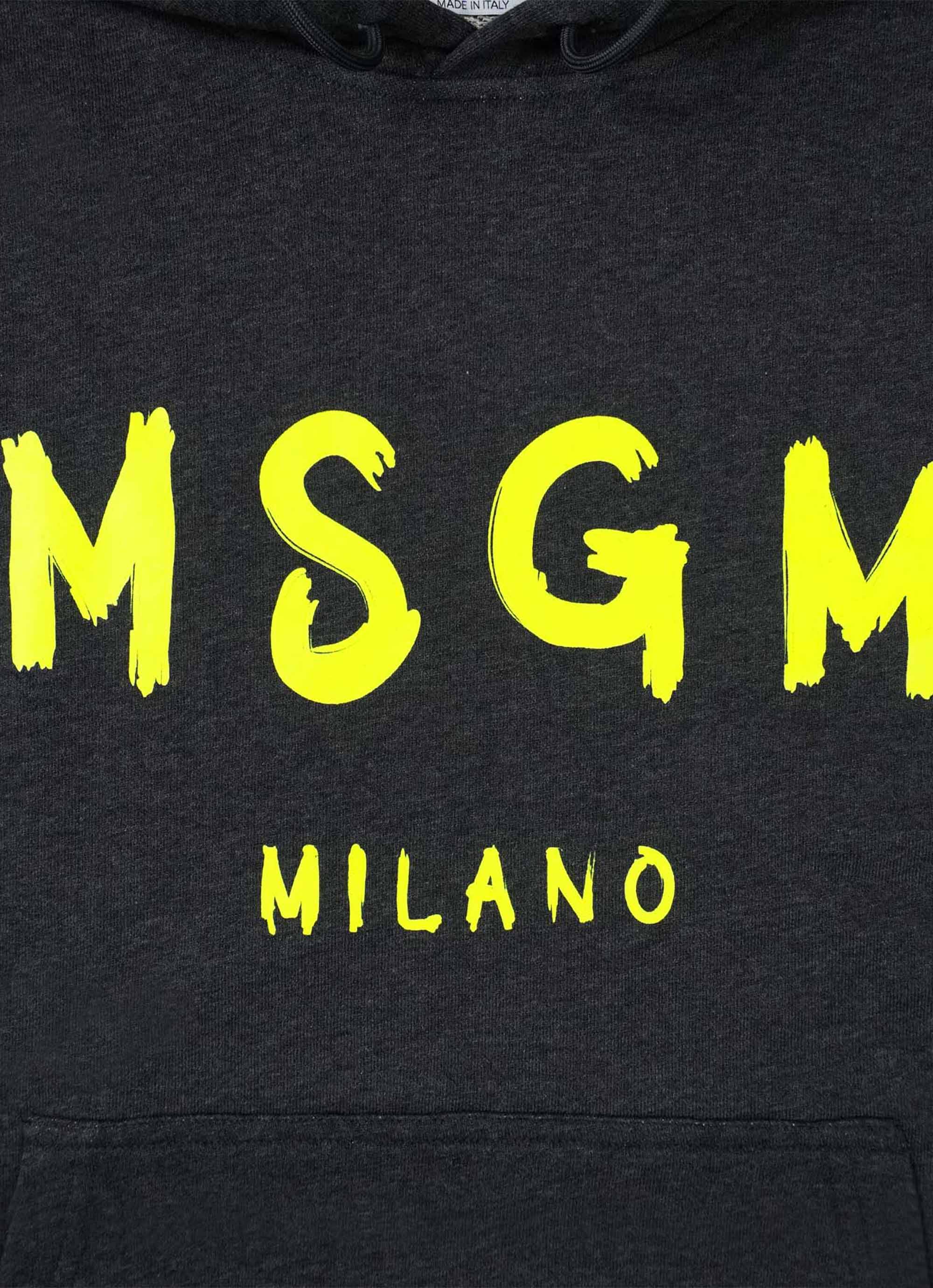 【NEW】MSGM ブラッシュロゴ パーカー