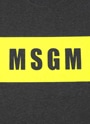 【NEW】MSGM BOXロゴ スウェット 詳細画像 ダークグレー×ネオンイエロー 3