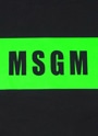 【NEW】MSGM BOXロゴ スウェット 詳細画像 ブラック×ネオングリーン 3