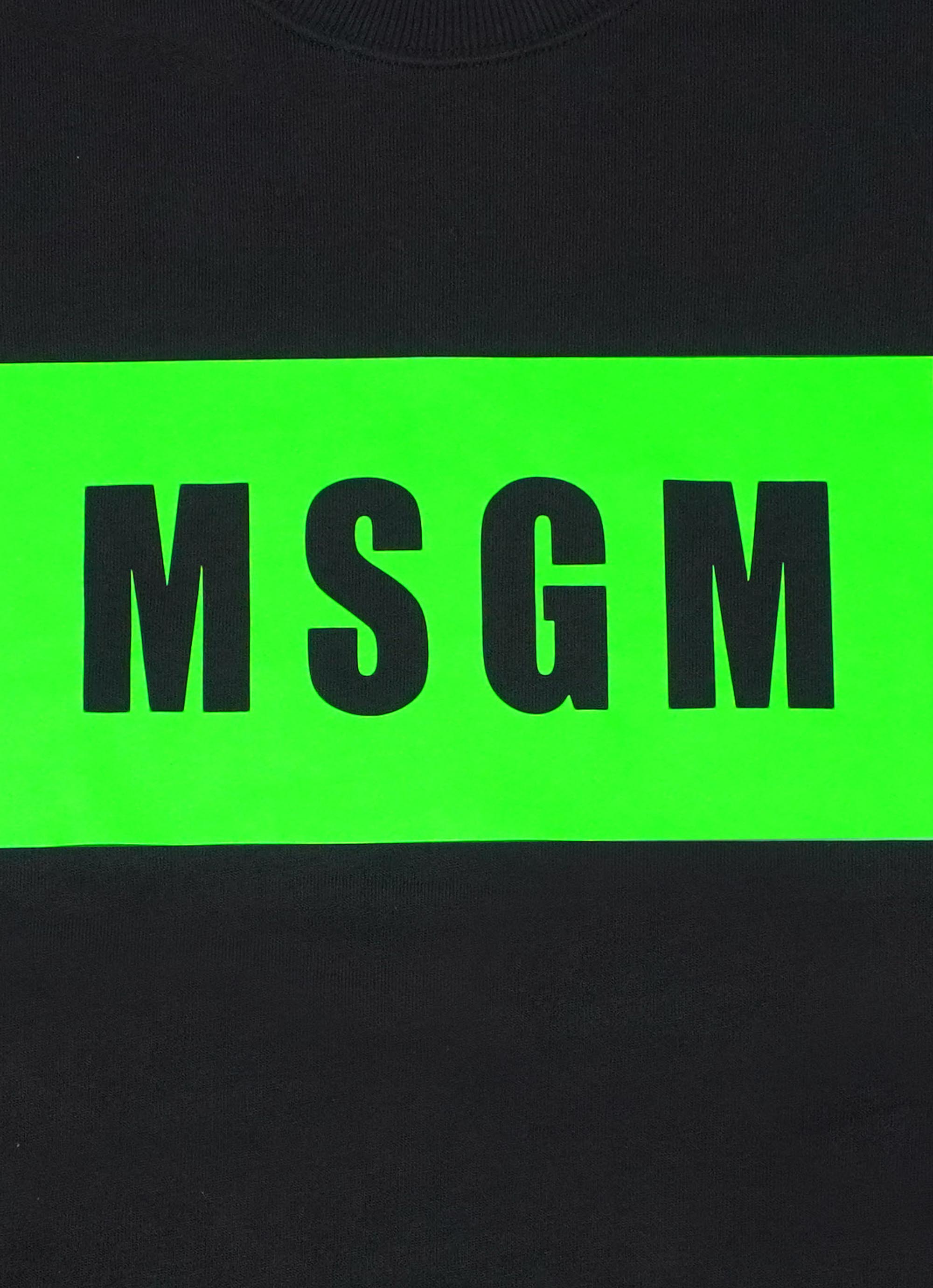 MSGM  ブラックBOXロゴスウェット トレーナー M