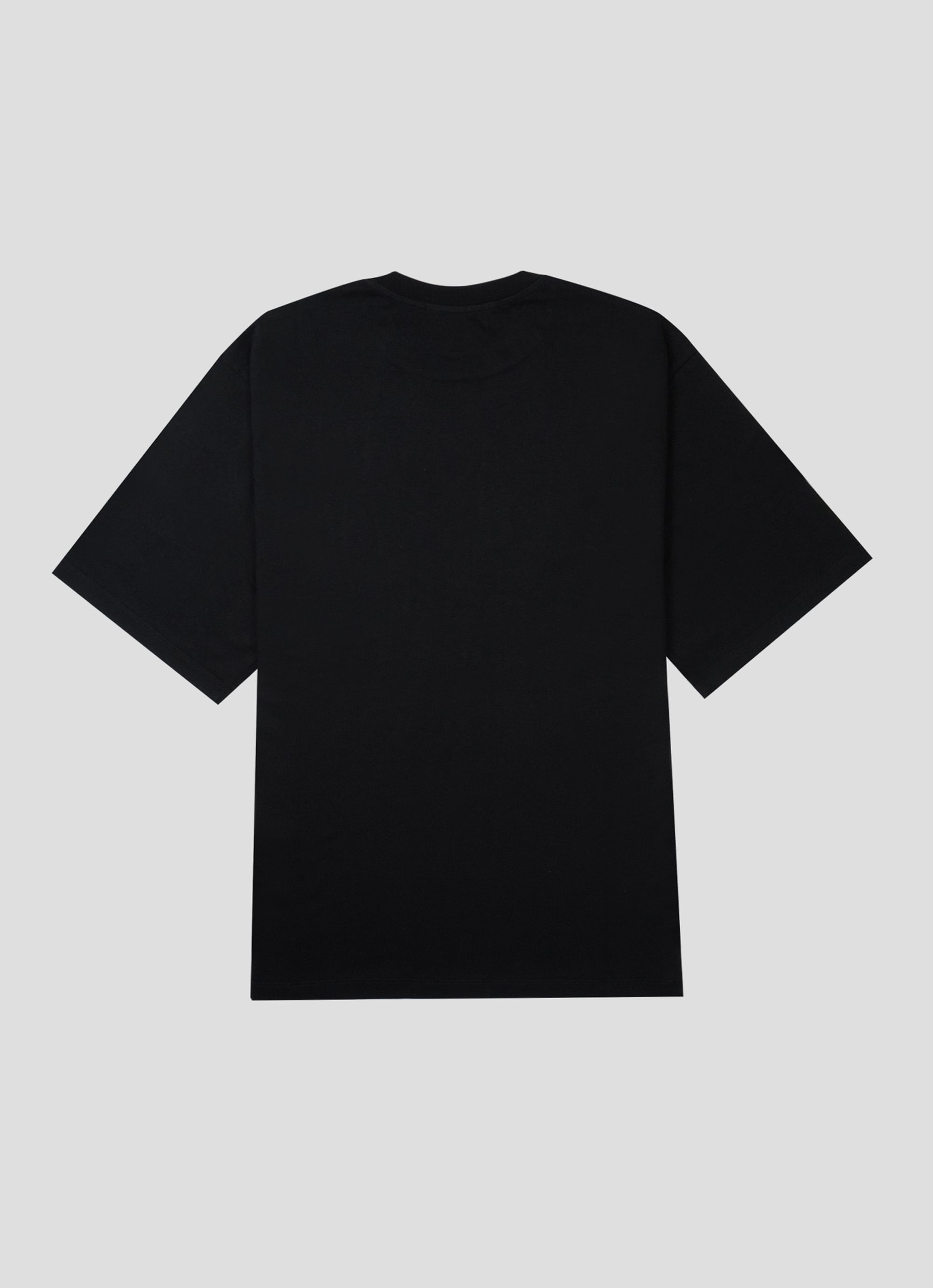 MSGM NEWブラッシュストロークロゴTシャツ 詳細画像 ブラック×ホワイト 2