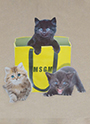 MSGM LOVELY CAT グラフィックパーカー 詳細画像 ベージュ 3