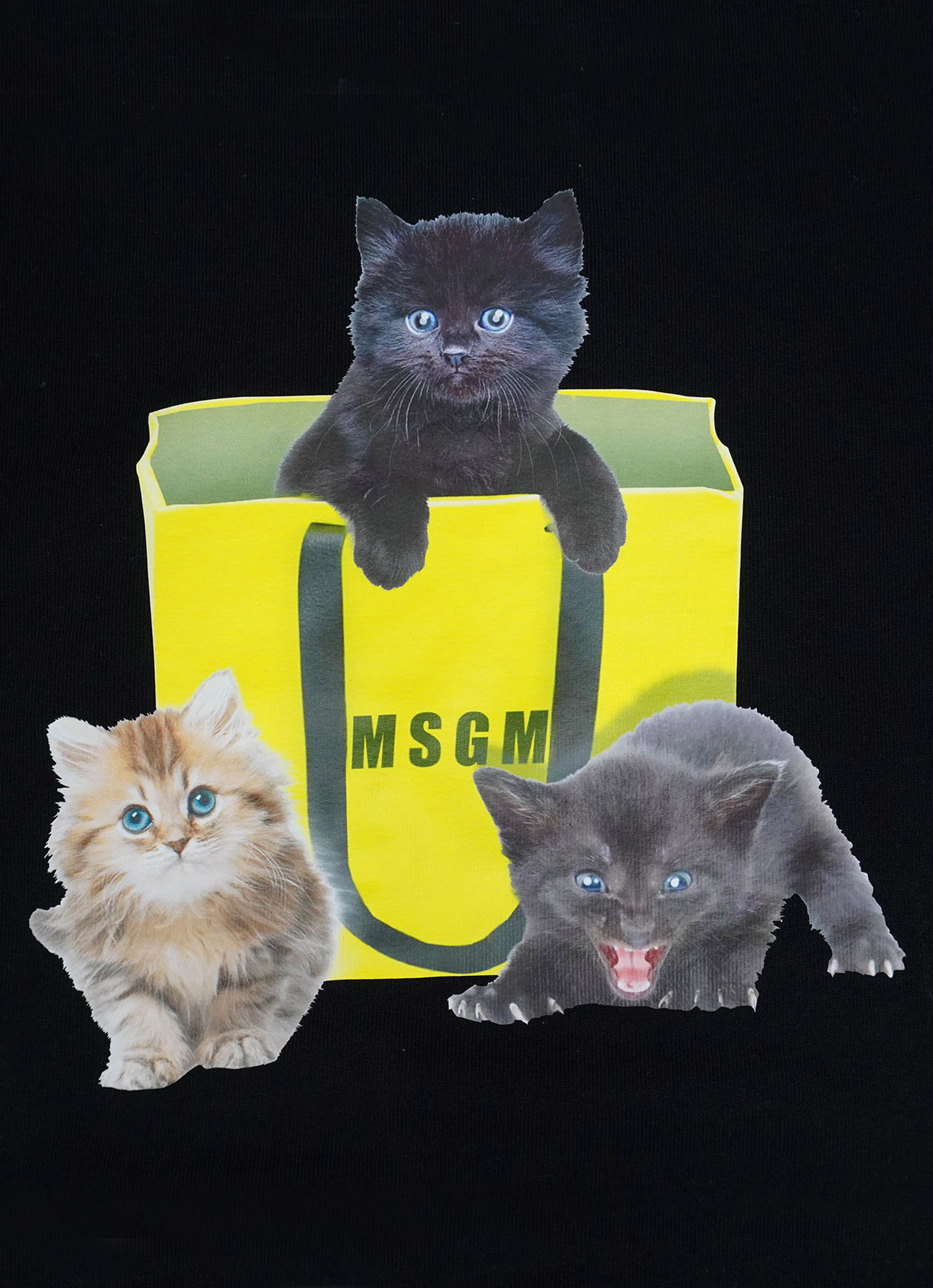 MSGM LOVELY CAT グラフィックパーカー