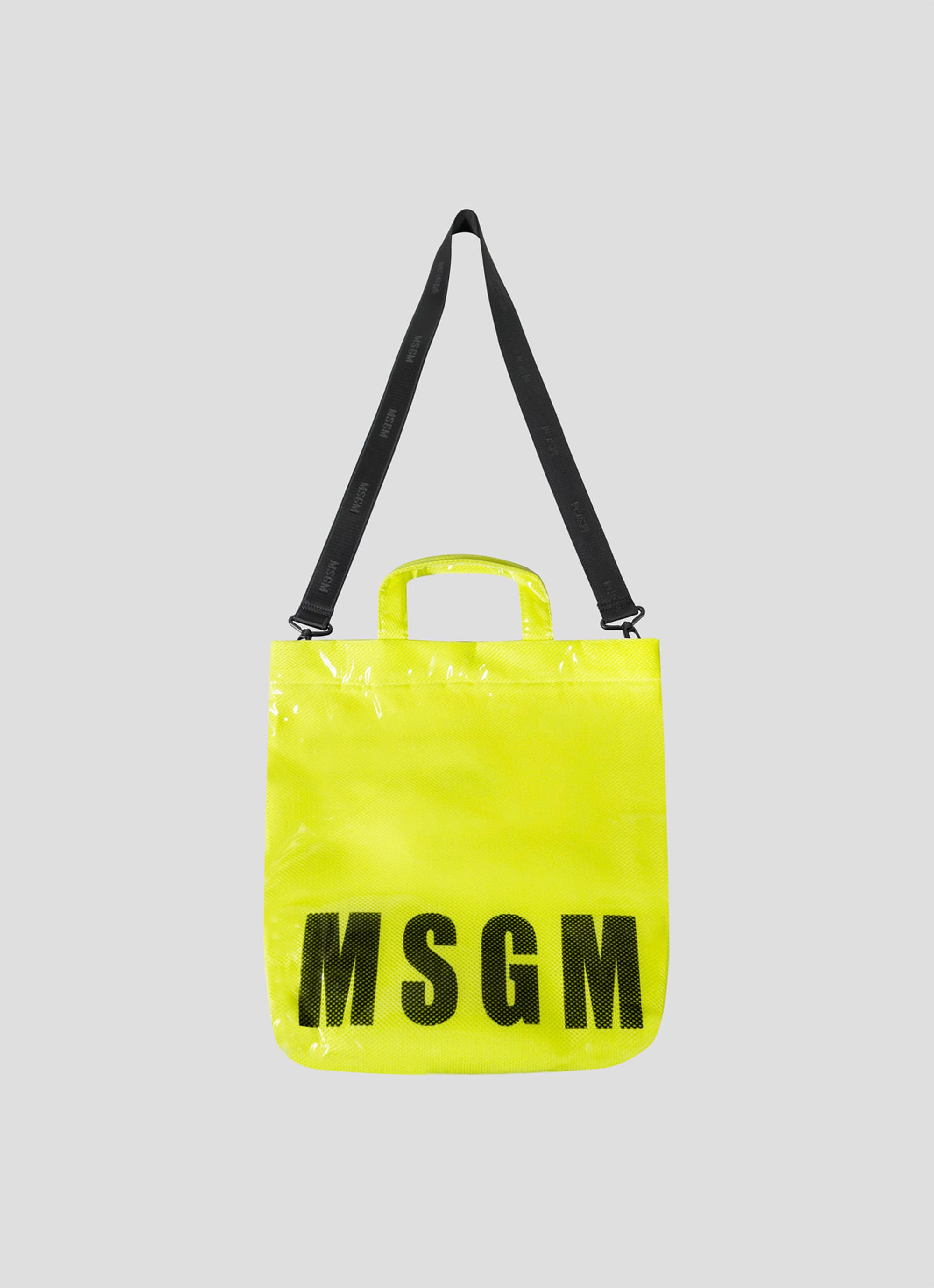 MSGM 2Wayクリアメッシュバッグ 詳細画像 ライム 1