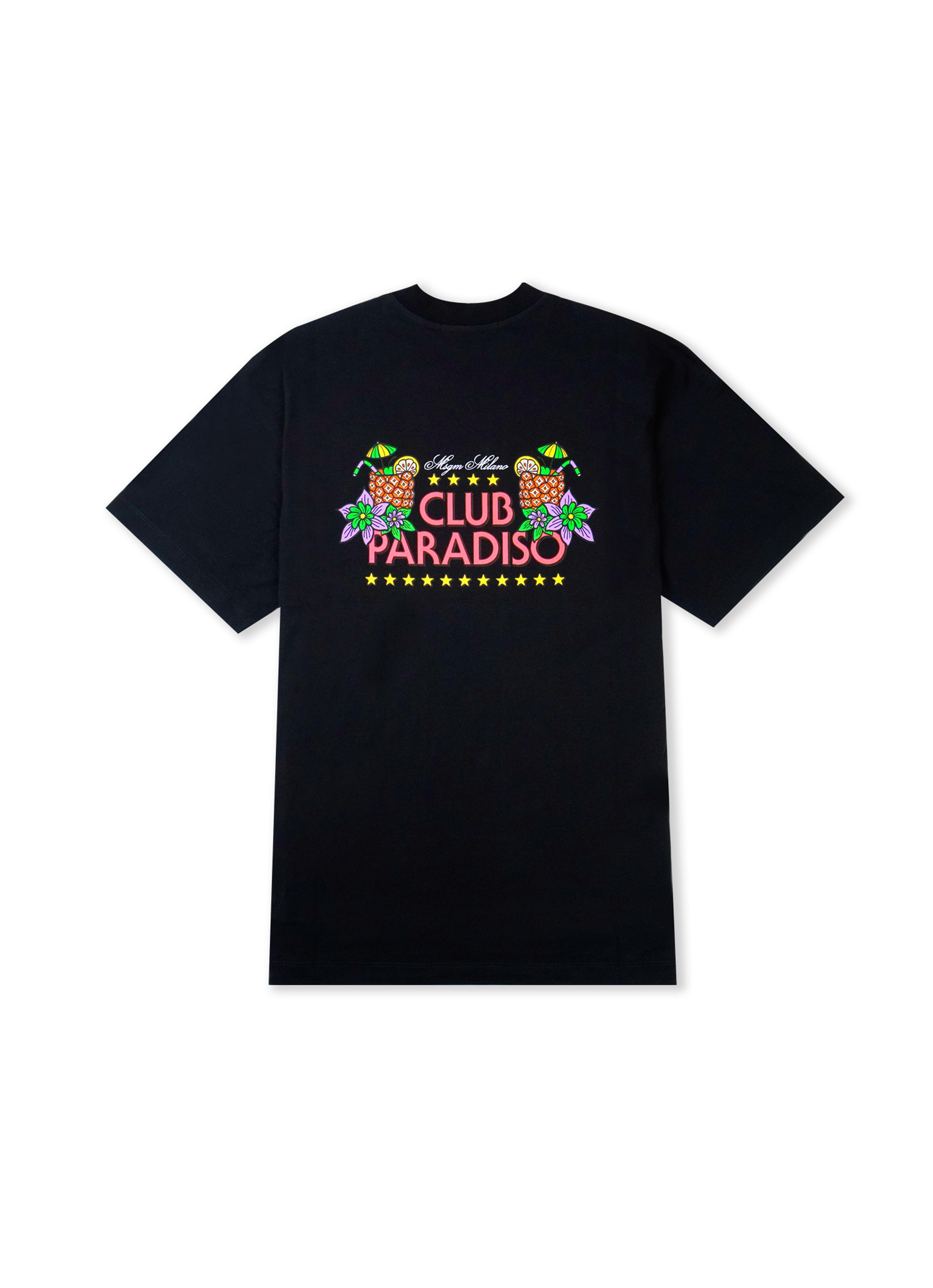 「CLUB PARADISO」グラフィックTシャツ 詳細画像 ブラック 2