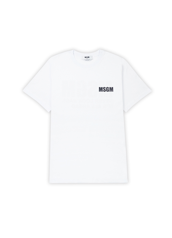 【MSGM】 【NEVER LOOK BACK ステートメントロゴTシャツ】｜aoi公式オンラインストア(aoi ONLINE STORE)