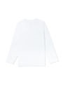 【NEW】MSGM ブラッシュロゴ ロングスリーブTシャツ 詳細画像 ホワイト 2