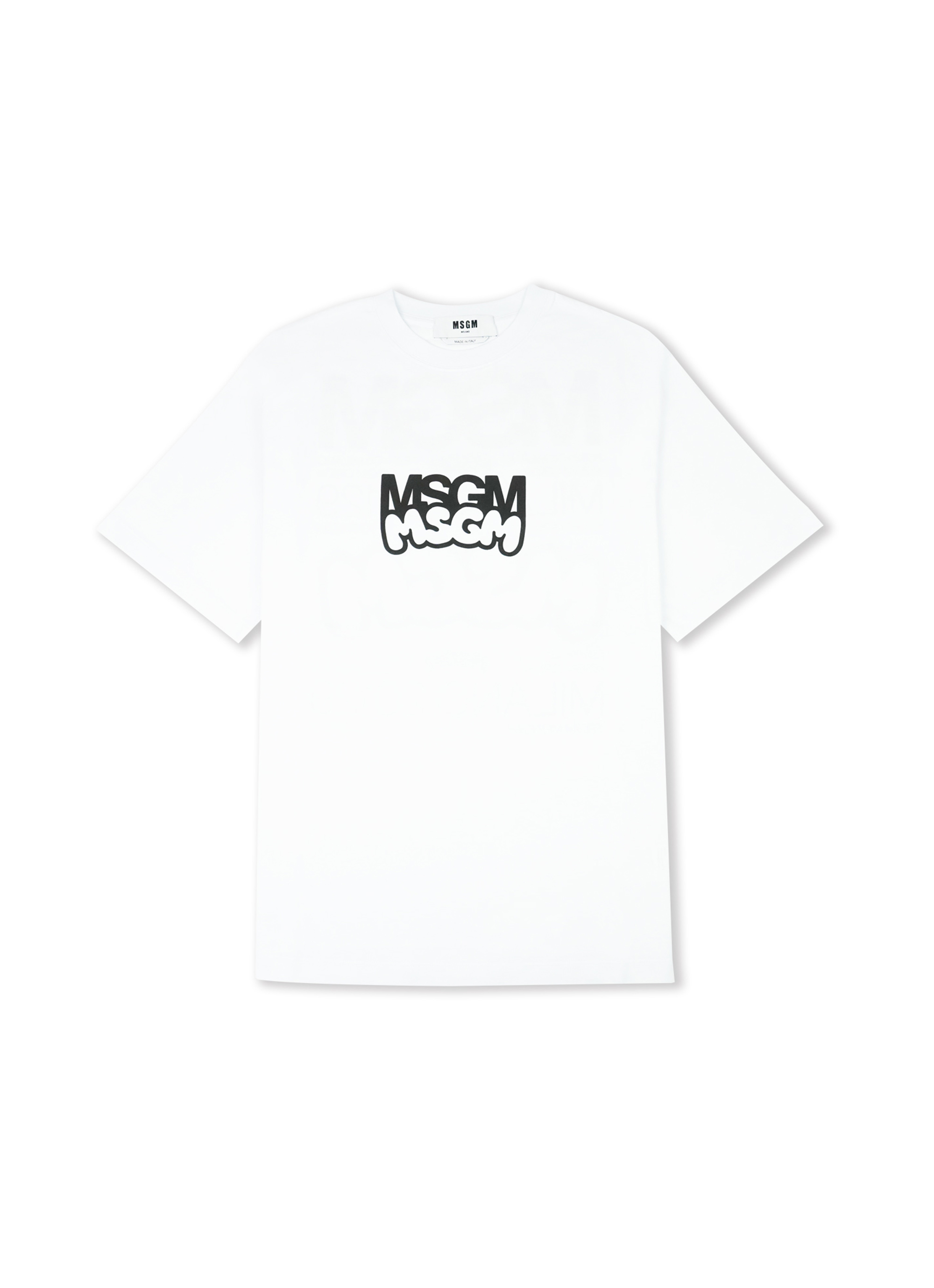 MSGM×Burro Studio コラボレーション グラフィック Tシャツ 詳細画像 ホワイト 1