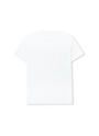【NEW】MSGM ブラッシュロゴTシャツ＜GLITTER SILVER PRINT＞ 詳細画像 ホワイト×グリッターシルバー 2