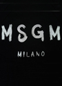 【NEW】MSGM ブラッシュロゴTシャツ＜GLITTER SILVER PRINT＞ 詳細画像 ブラック×グリッターシルバー 3