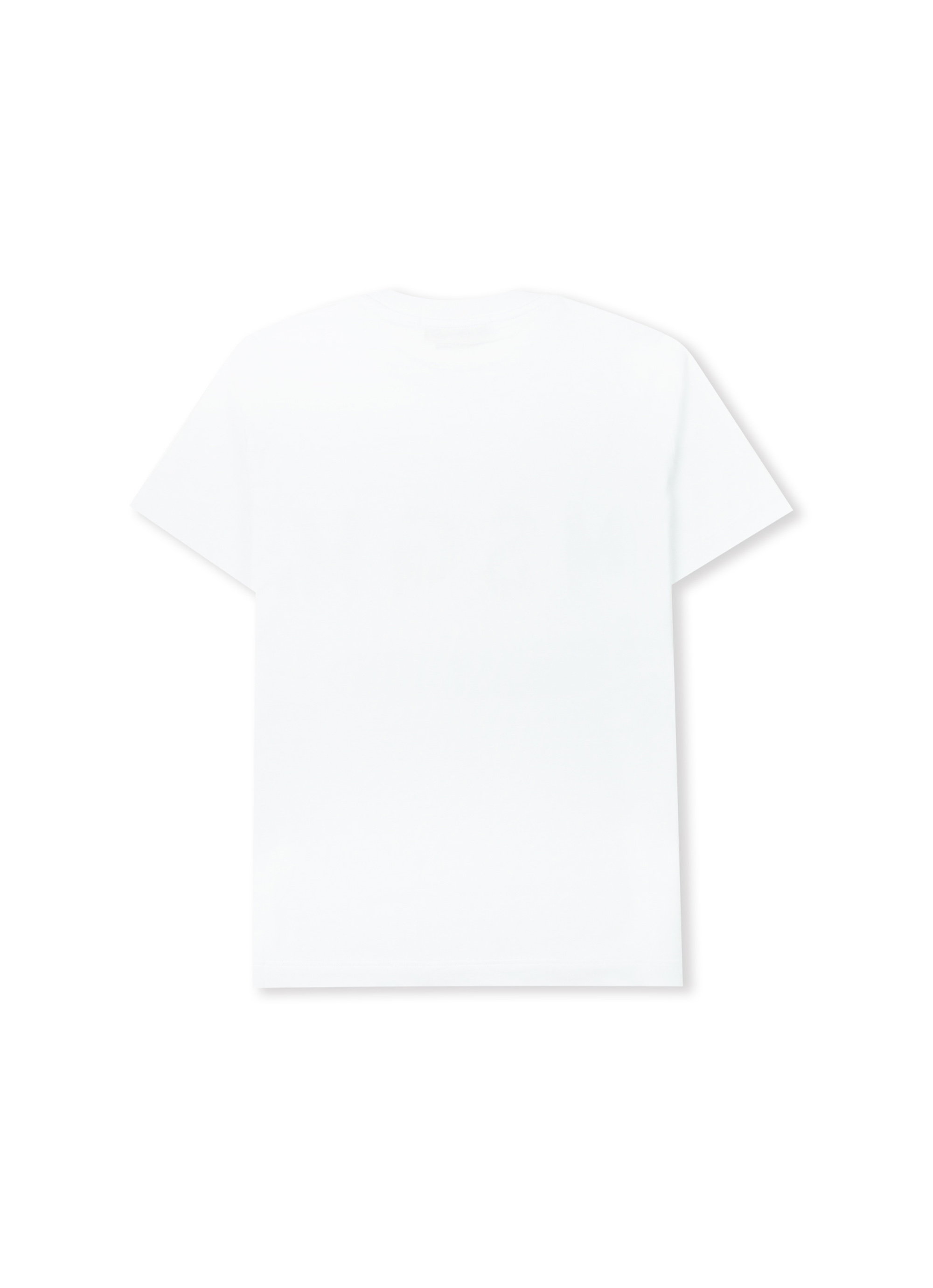 【NEW】MSGM ブラッシュロゴTシャツ＜GLITTER SILVER PRINT＞ 詳細画像 ホワイト×グリッターシルバー 2