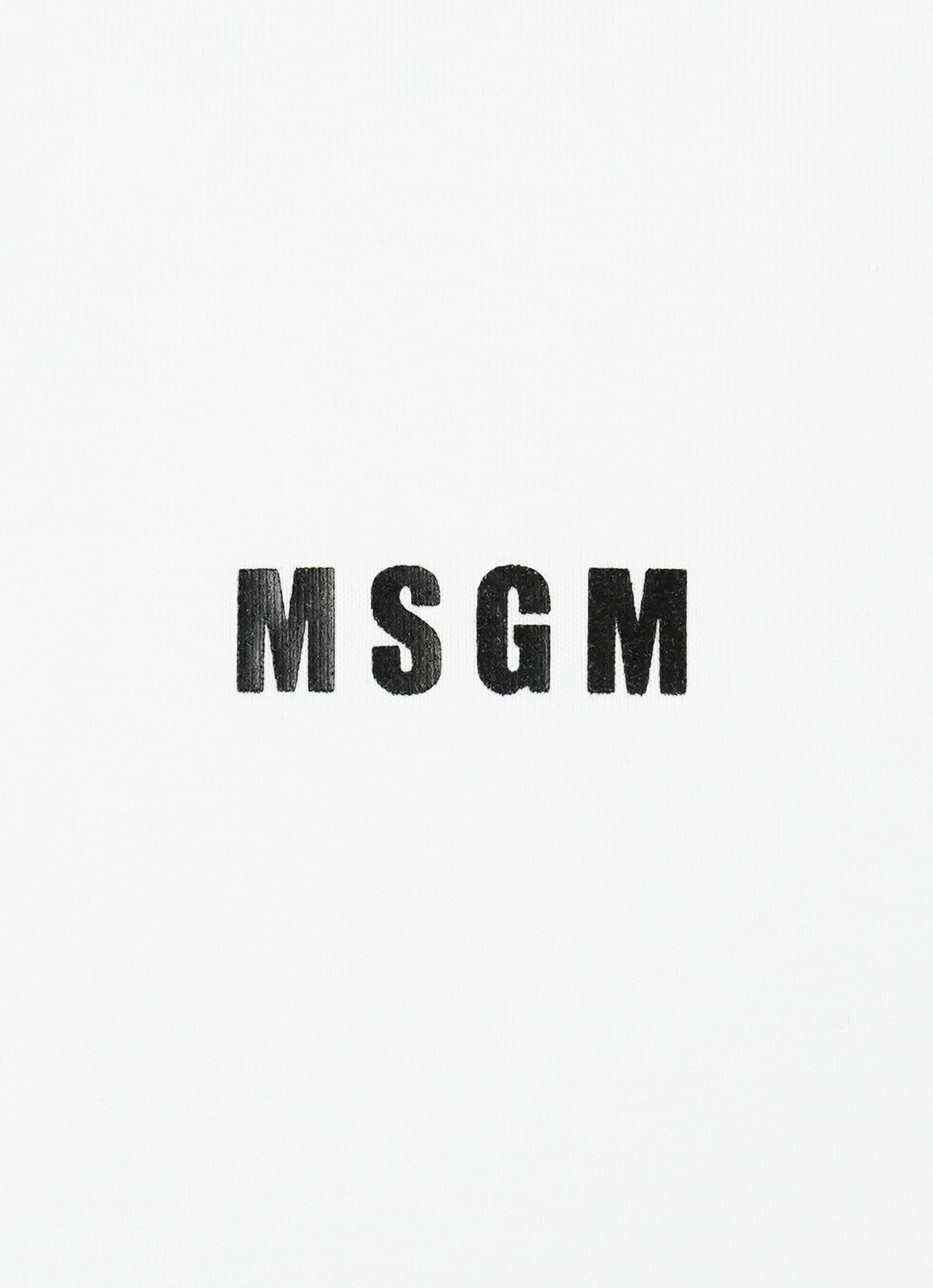 MSGM】 【【NEW】タートルネック ミニロゴ ロングスリーブTシャツ
