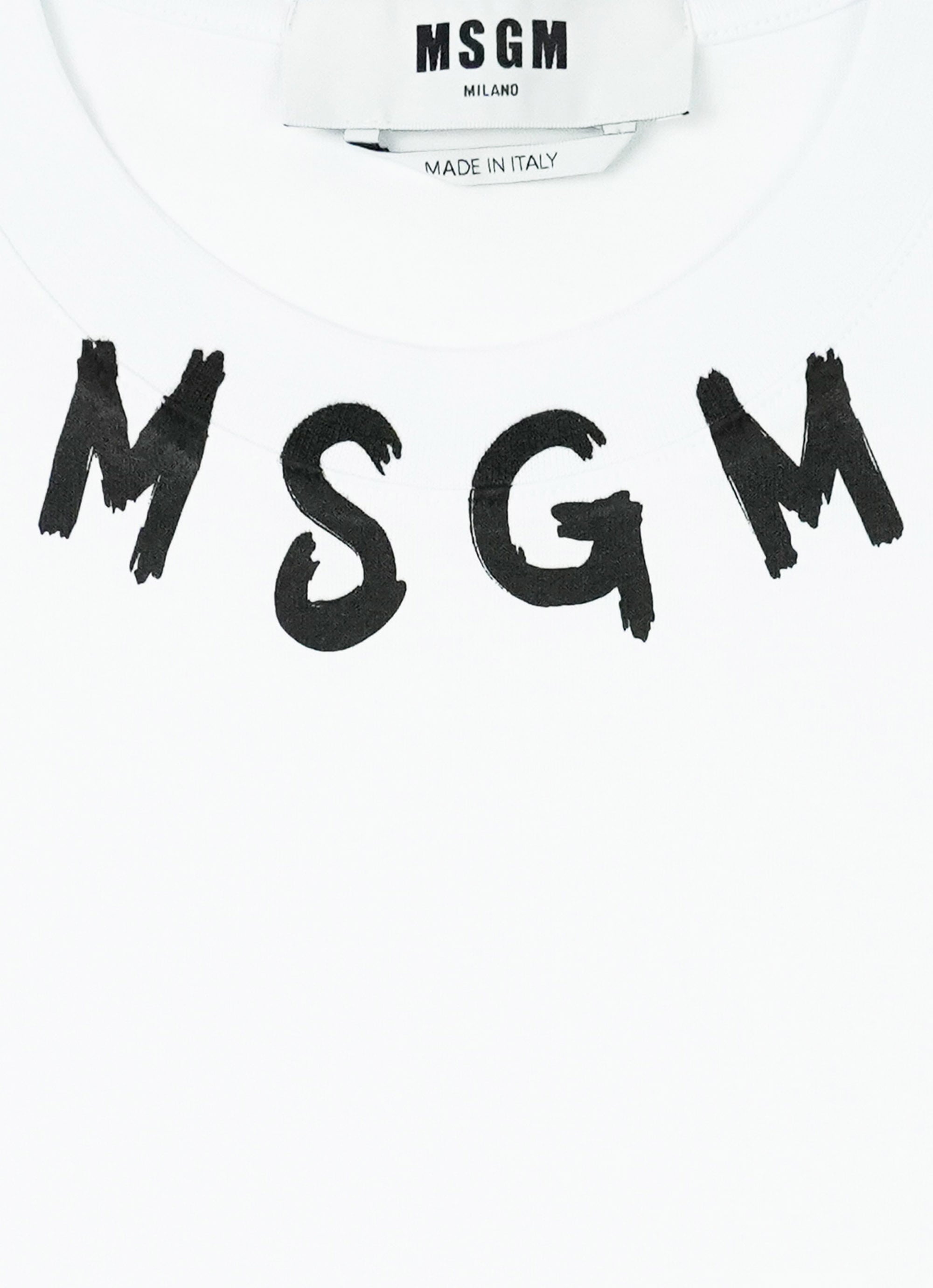 MSGM】 【【NEW】ブラッシュストローク ロゴTシャツ】｜aoi公式