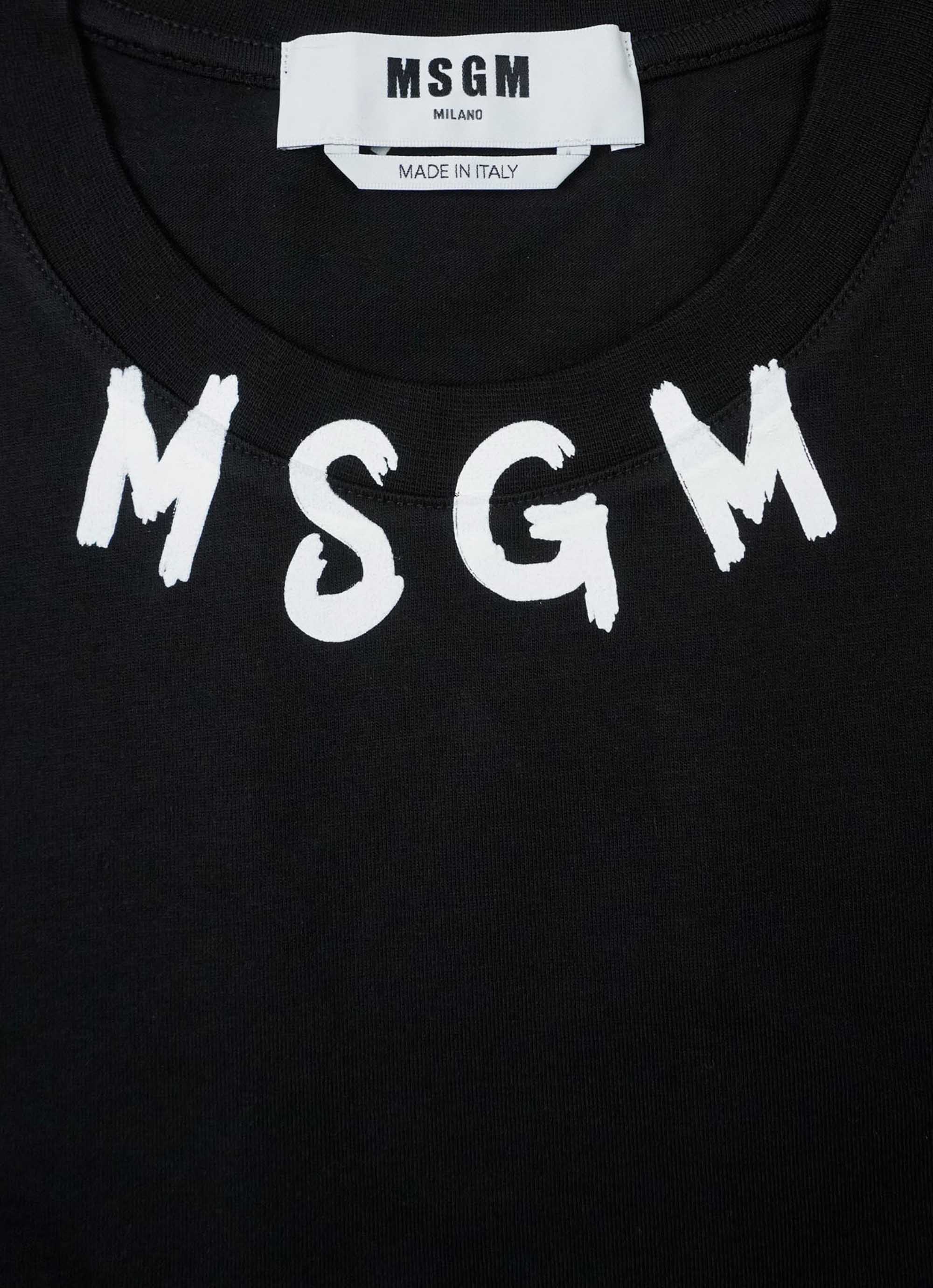 MSGM】 【【NEW】ブラッシュストローク ロゴTシャツ】｜aoi公式