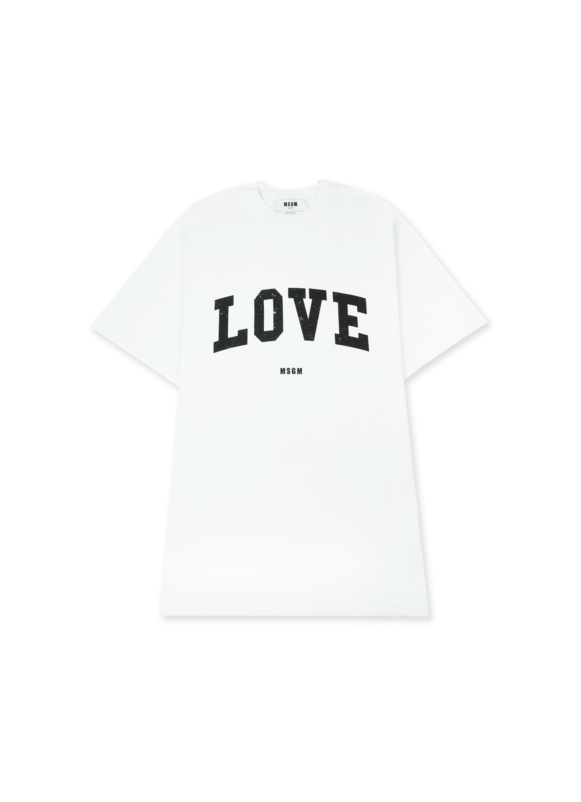 MSGM】 【MSGM LOVE カレッジロゴTシャツ】｜aoi公式オンラインストア