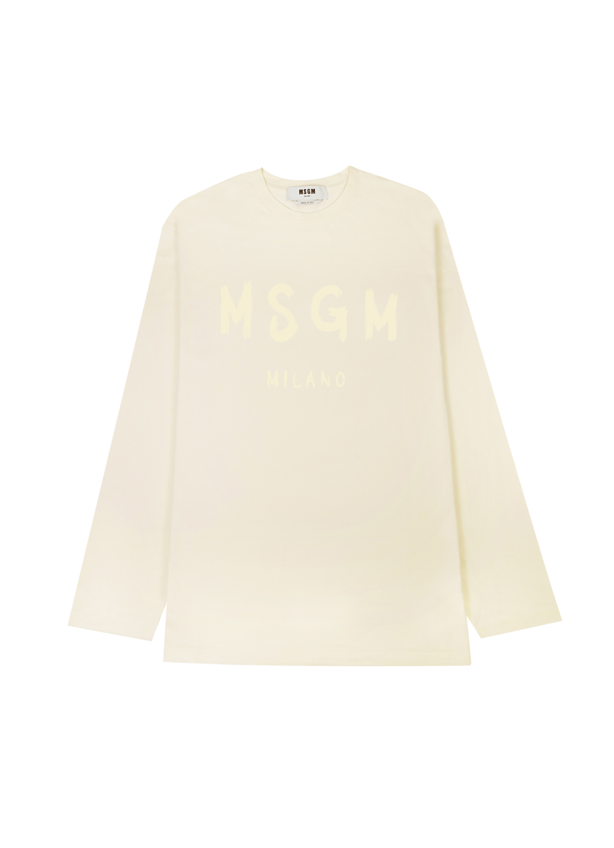 MSGM】 【【NEW】MSGM ブラッシュロゴ ロングスリーブTシャツ】｜aoi 