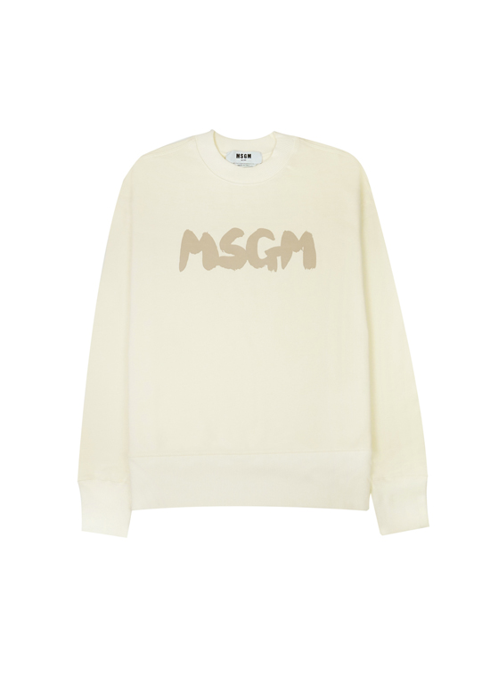 MSGM NEWブラッシュストロークロゴスウェット