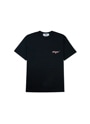 【NEW】クルーネック 刺繍ロゴTシャツ 詳細画像 ブラック 1