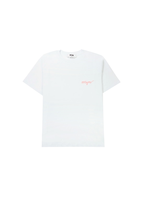 【NEW】クルーネック 刺繍ロゴTシャツ