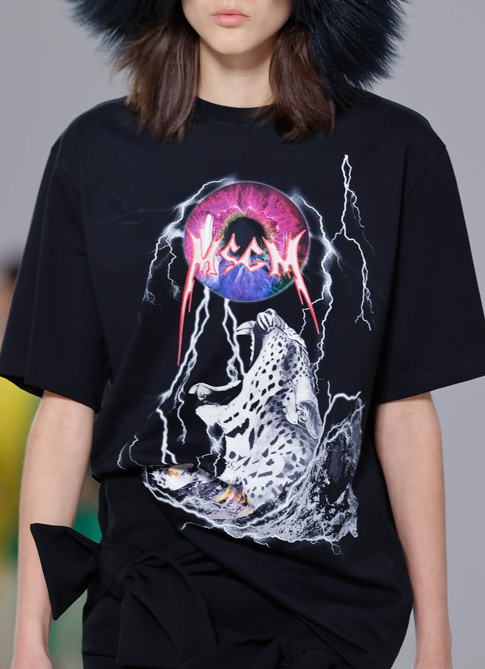 MSGM】 【MSGM Lightning LeopardプリントTシャツ】｜aoi公式