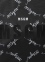 【NEW】MSGMマルチロゴ キャンバストートバッグ【Japan Exclusive】 詳細画像 ブラック 5