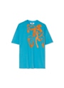 【NEW】MSGMスプレーロゴプリント Tシャツ 詳細画像 ライトブルー 1