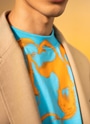 【NEW】MSGMスプレーロゴプリント Tシャツ 詳細画像 ライトブルー 8
