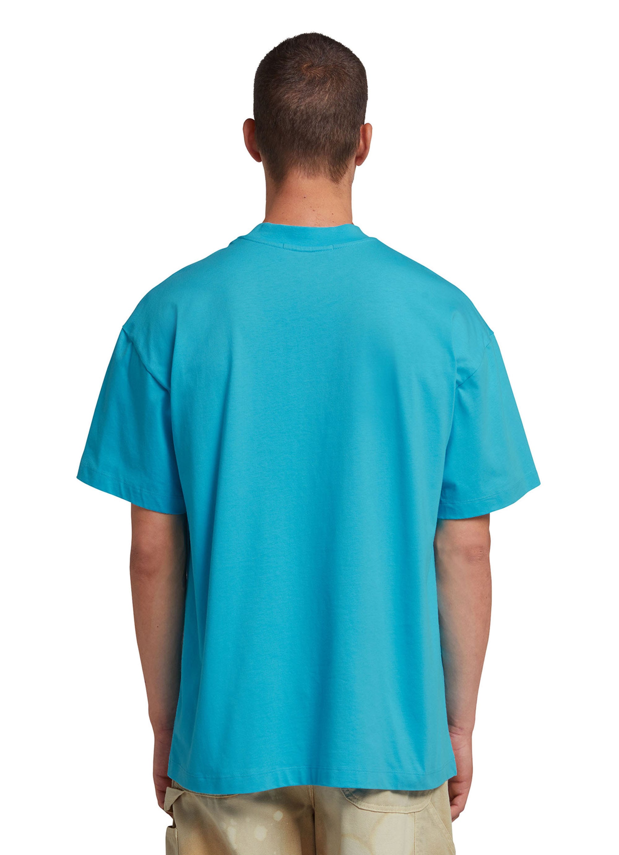 【NEW】MSGMスプレーロゴプリント Tシャツ 詳細画像 ライトブルー 4