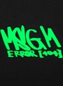 MSGM ERROR［404］ネオンプリント Tシャツ  詳細画像 ブラック×グリーン 3