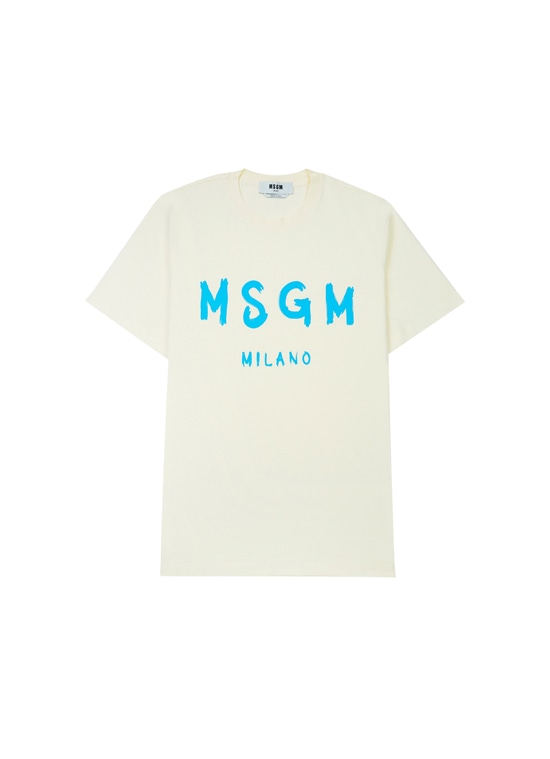 【NEW】MSGMブラッシュロゴTシャツ