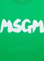 MSGM NEWブラッシュストロークロゴ クロップドTシャツ 詳細画像 グリーン 3