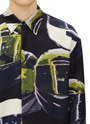 MSGM×TIAGO ALEXANDRE コラボレーショングラフィックシャツ 詳細画像 ブラックマルチ 5