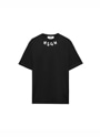 【Basic Color】MSGM NEWブラッシュストロークロゴTシャツ 詳細画像 ブラック 1