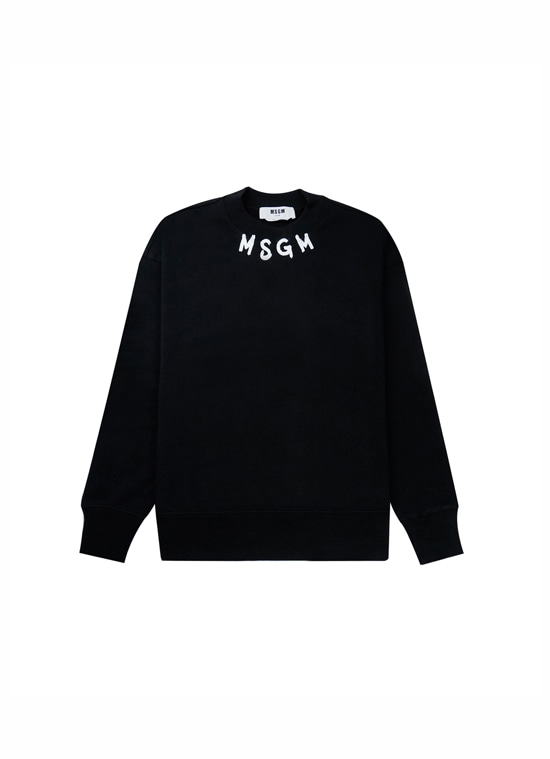 MSGM NEWブラッシュストロークロゴスウェット