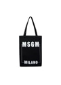 【New】MSGM MILANO ロゴトートバッグ【Japan Exclusive】 詳細画像 ブラック 1