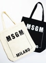 【New】MSGM MILANO ロゴトートバッグ【Japan Exclusive】 詳細画像 ブラック 6