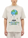 MSGM FANTASTIC GREEN×Burro Studio オーガニックコットンTシャツ（ICE CREAM EARTH） 詳細画像 アイスグレー 2