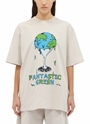 MSGM FANTASTIC GREEN×Burro Studio オーガニックコットンTシャツ（ICE CREAM EARTH） 詳細画像 アイスグレー 6