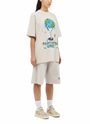 MSGM FANTASTIC GREEN×Burro Studio オーガニックコットンTシャツ（ICE CREAM EARTH） 詳細画像 アイスグレー 8