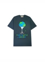 MSGM FANTASTIC GREEN×Burro Studio オーガニックコットンTシャツ（ICE CREAM EARTH） 詳細画像 グレー 1