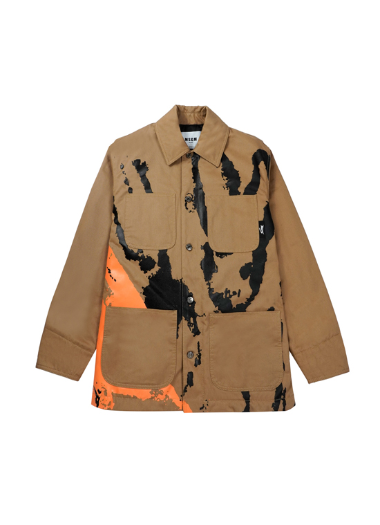 SKETCHED BUNNIES コットンドリルブルゾン