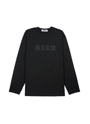 【NEW】MSGM WASHEDロゴ ロングスリーブTシャツ 詳細画像 ブラック 1