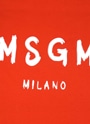【NEW】MSGM ブラッシュロゴTシャツ 詳細画像 レッド 3