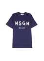 【NEW】MSGM ブラッシュロゴTシャツ【Japan Exclusive】 詳細画像 ダークブルー 1