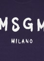 【NEW】MSGM ブラッシュロゴTシャツ【Japan Exclusive】 詳細画像 ダークブルー 3