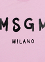 【NEW】MSGM ブラッシュロゴ スウェットシャツ 詳細画像 ピンク 3