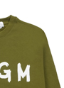 【NEW】MSGM ブラッシュロゴ スウェットシャツ 詳細画像 オリーブグリーン 4