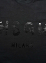 【NEW】MSGM ブラッシュロゴ スウェットシャツ【Japan Exclusive】 詳細画像 ブラック×ブラック 3