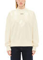 MSGM スパンコールディテール スウェットシャツ 詳細画像 オフホワイト 2